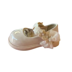Cream Bow Shoe