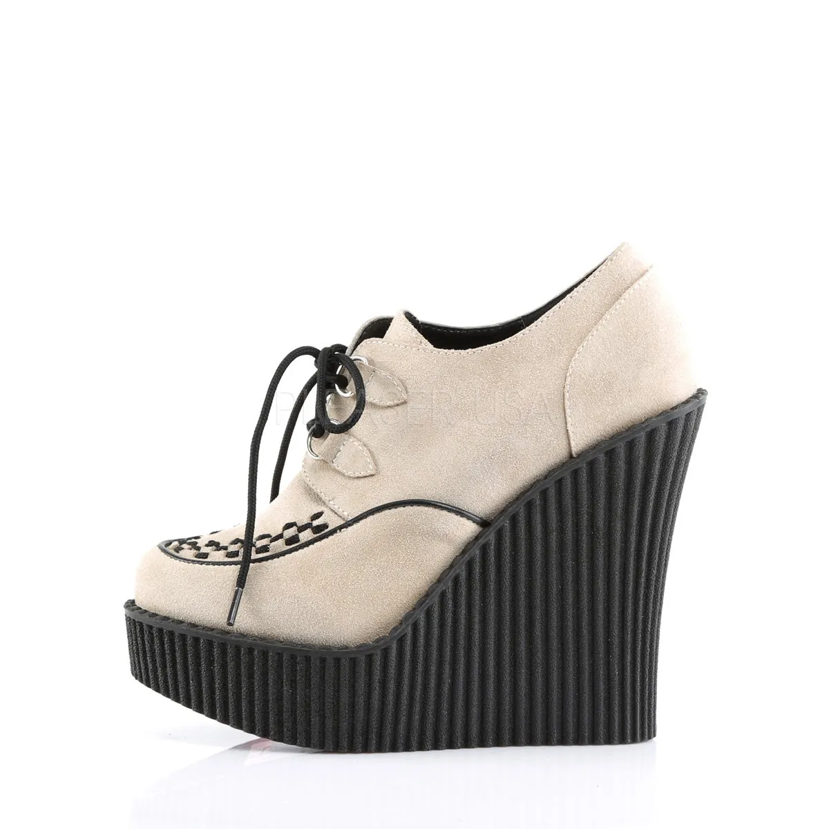 CREEPER-302  Cream Vegan Suede