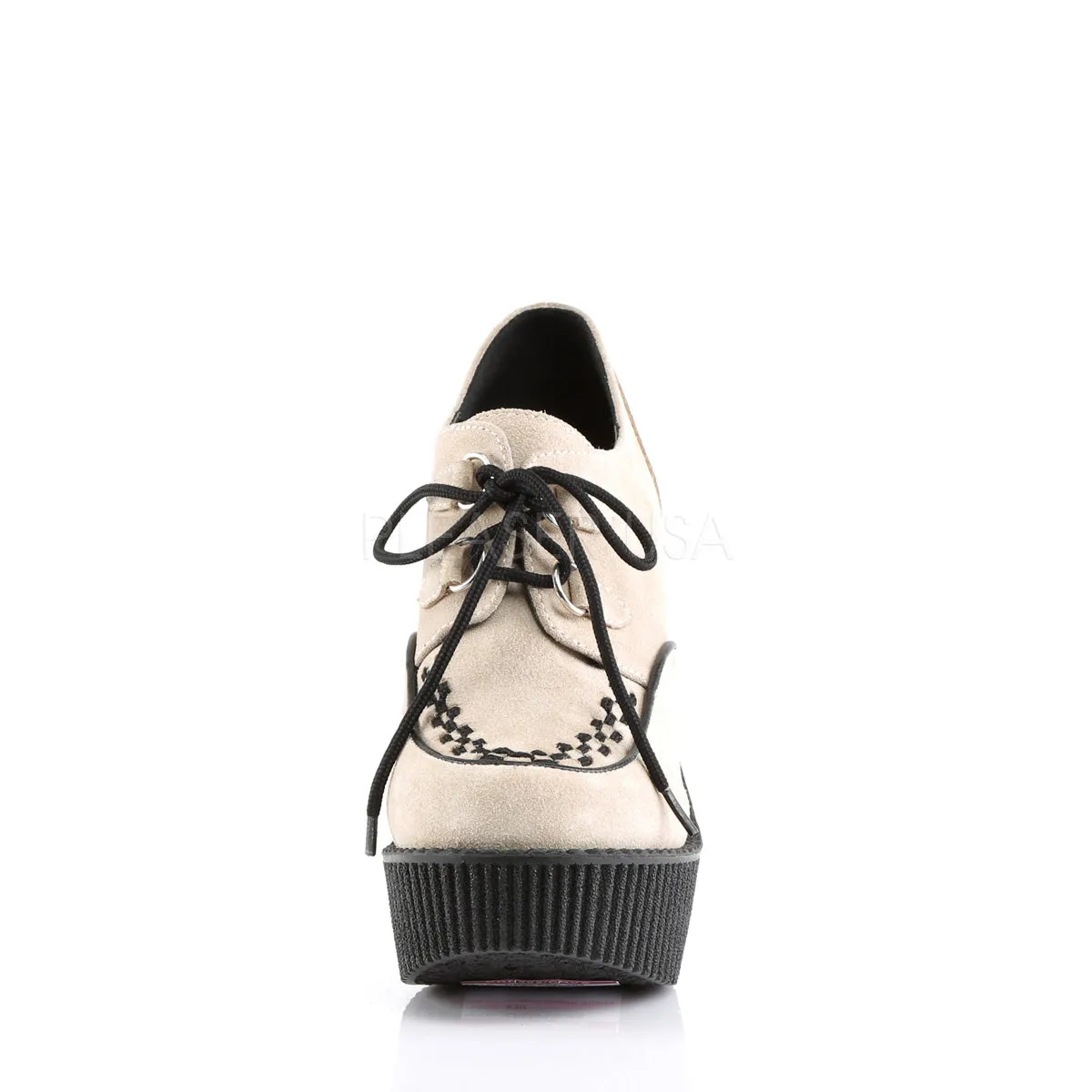 CREEPER-302  Cream Vegan Suede
