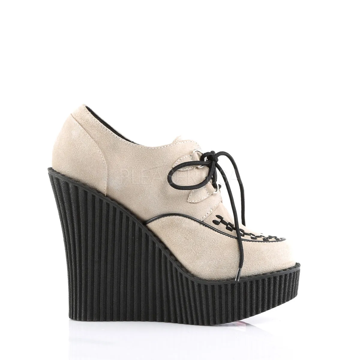 CREEPER-302  Cream Vegan Suede