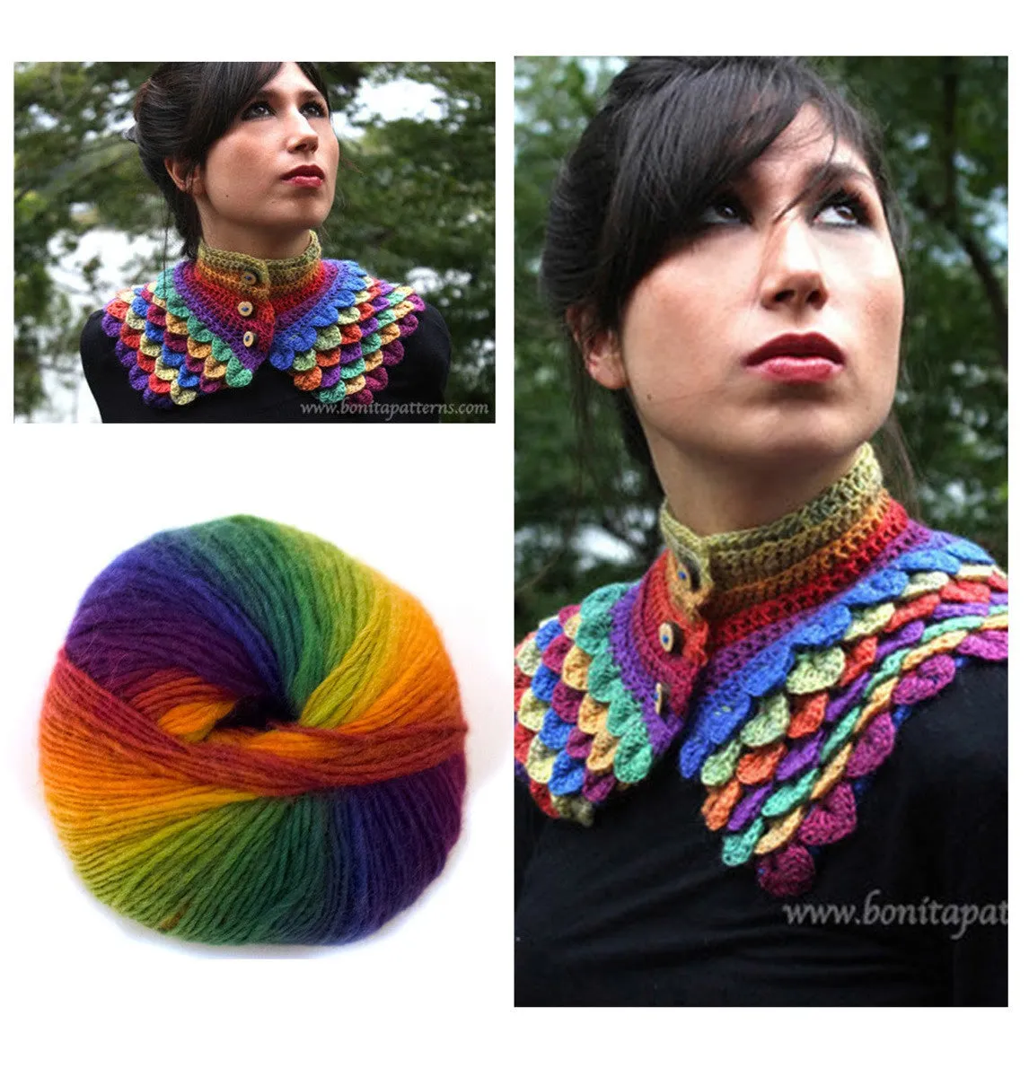 Crocodile Stitch Cowl Kit