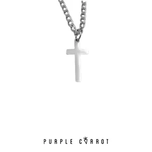 Cross and 3mm Cuban Chain