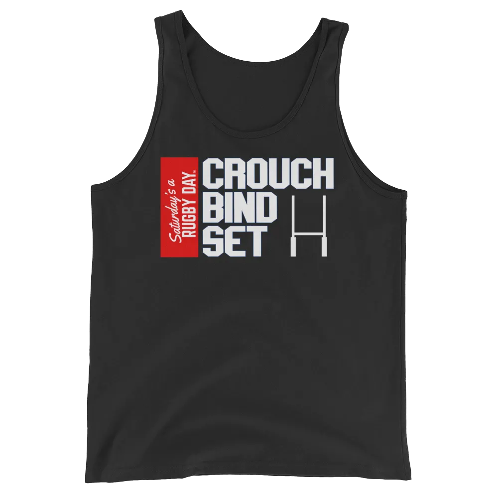Crouch, Bind, Set Red Block Tank Top