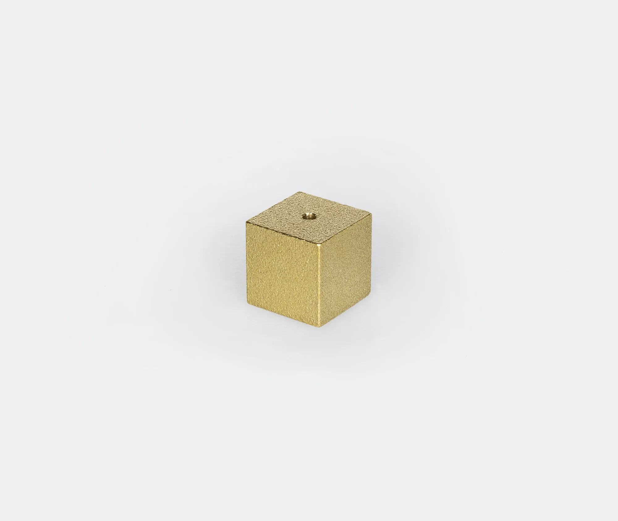 Cube Incense Holder - Gold