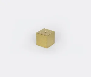 Cube Incense Holder - Gold
