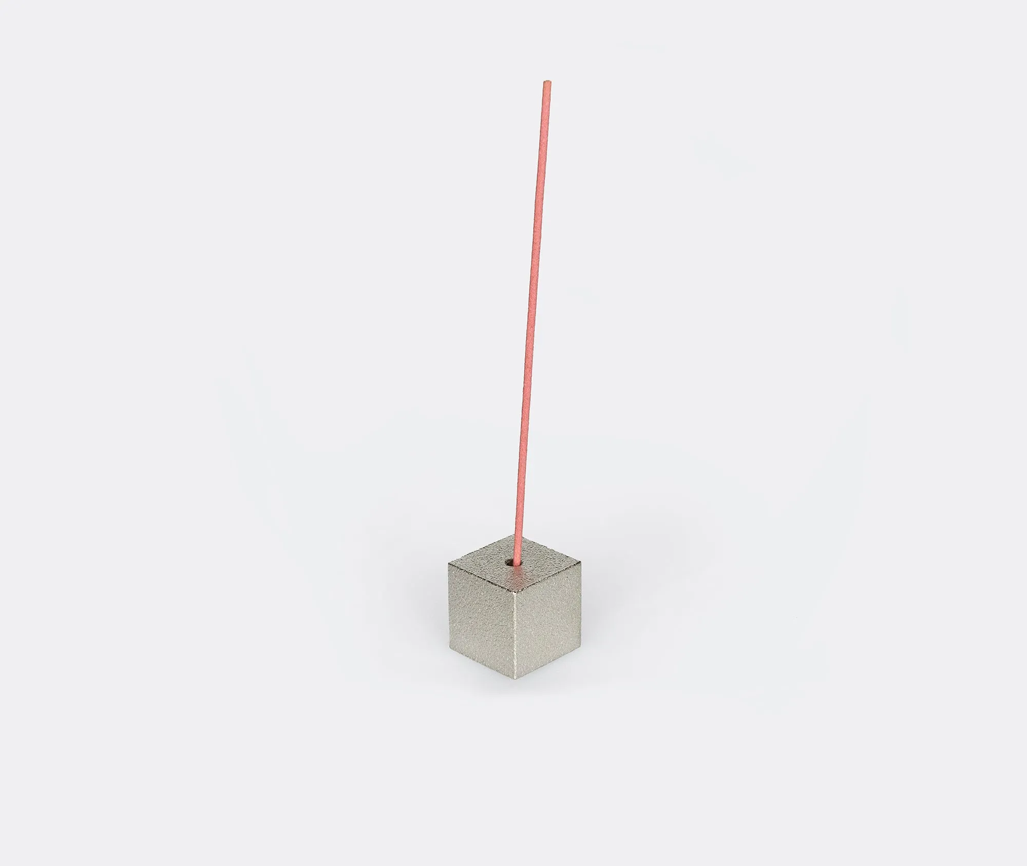 Cube Incense Holder - Silver
