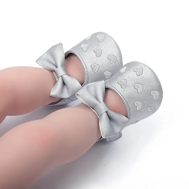 Cute Bowknot Toddler Walking Shoes