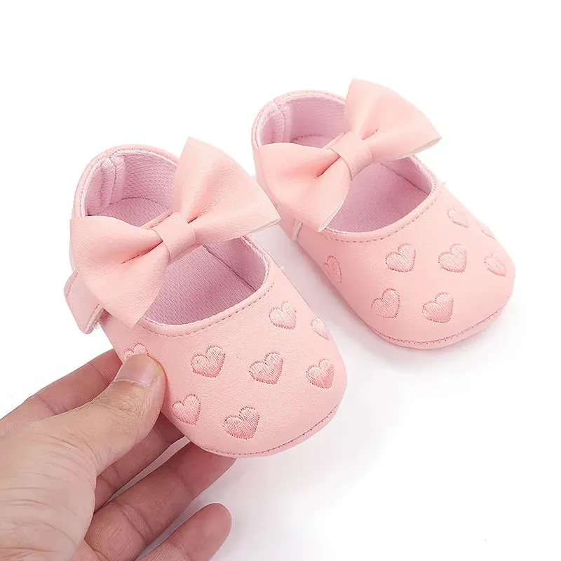 Cute Bowknot Toddler Walking Shoes
