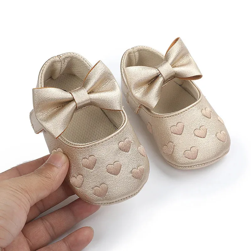 Cute Bowknot Toddler Walking Shoes