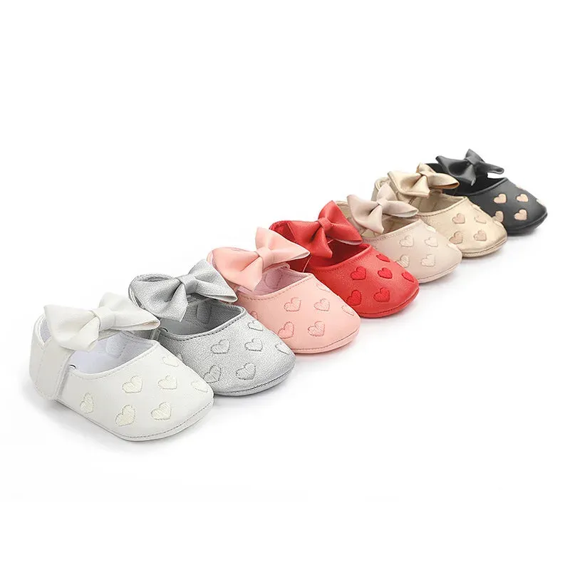 Cute Bowknot Toddler Walking Shoes