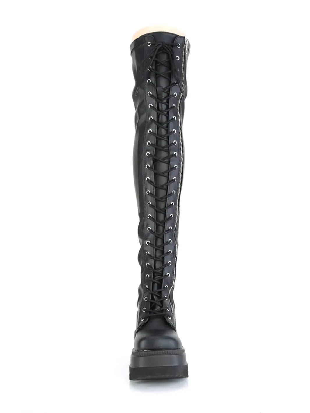 DEMONIA SHAKER-374 - BLACK VEGAN LEATHER ✰ PRE ORDER ✰