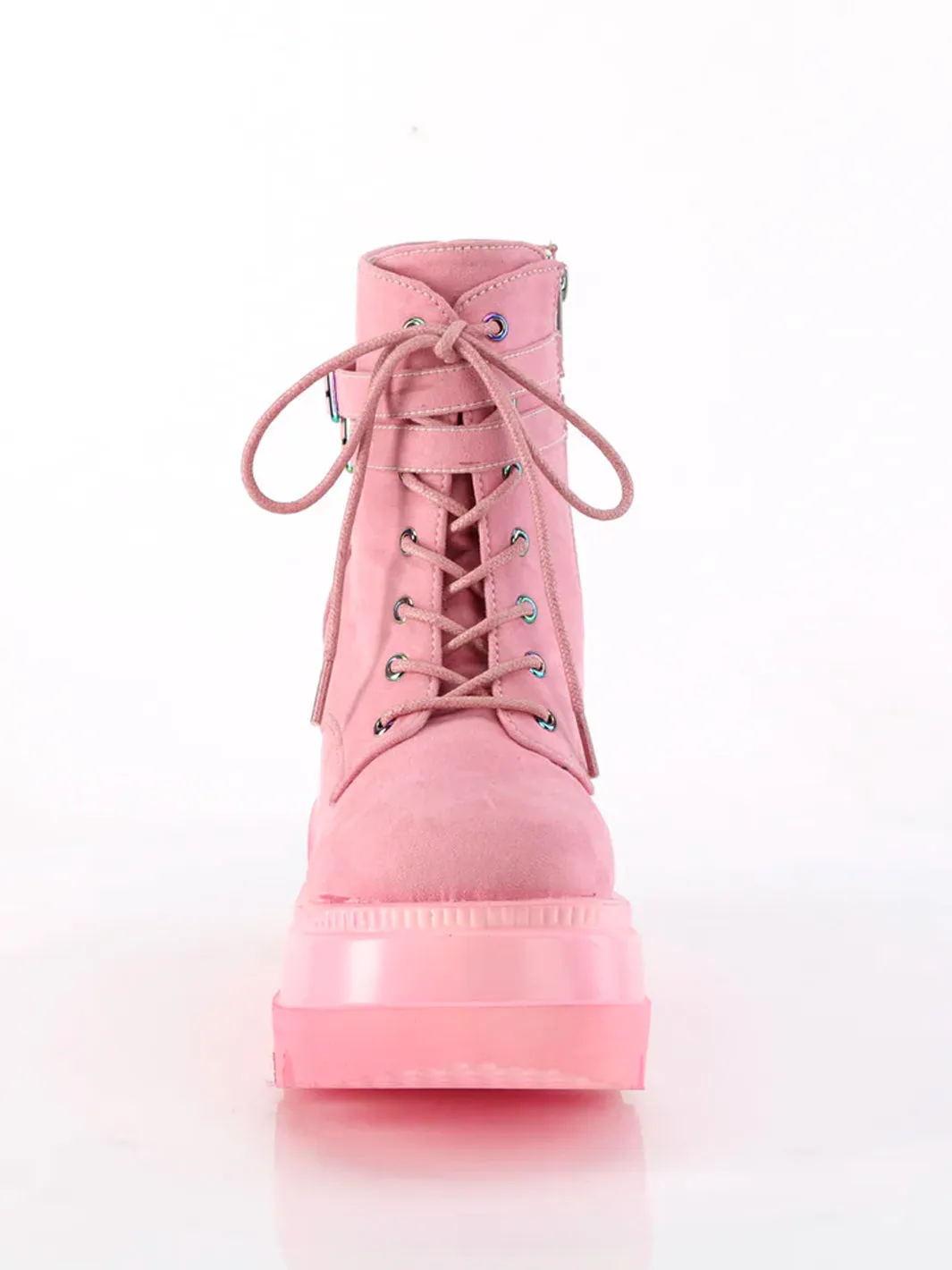 DEMONIA SHAKER 52 - PINK VEGAN SUEDE ✰ PRE ORDER ✰