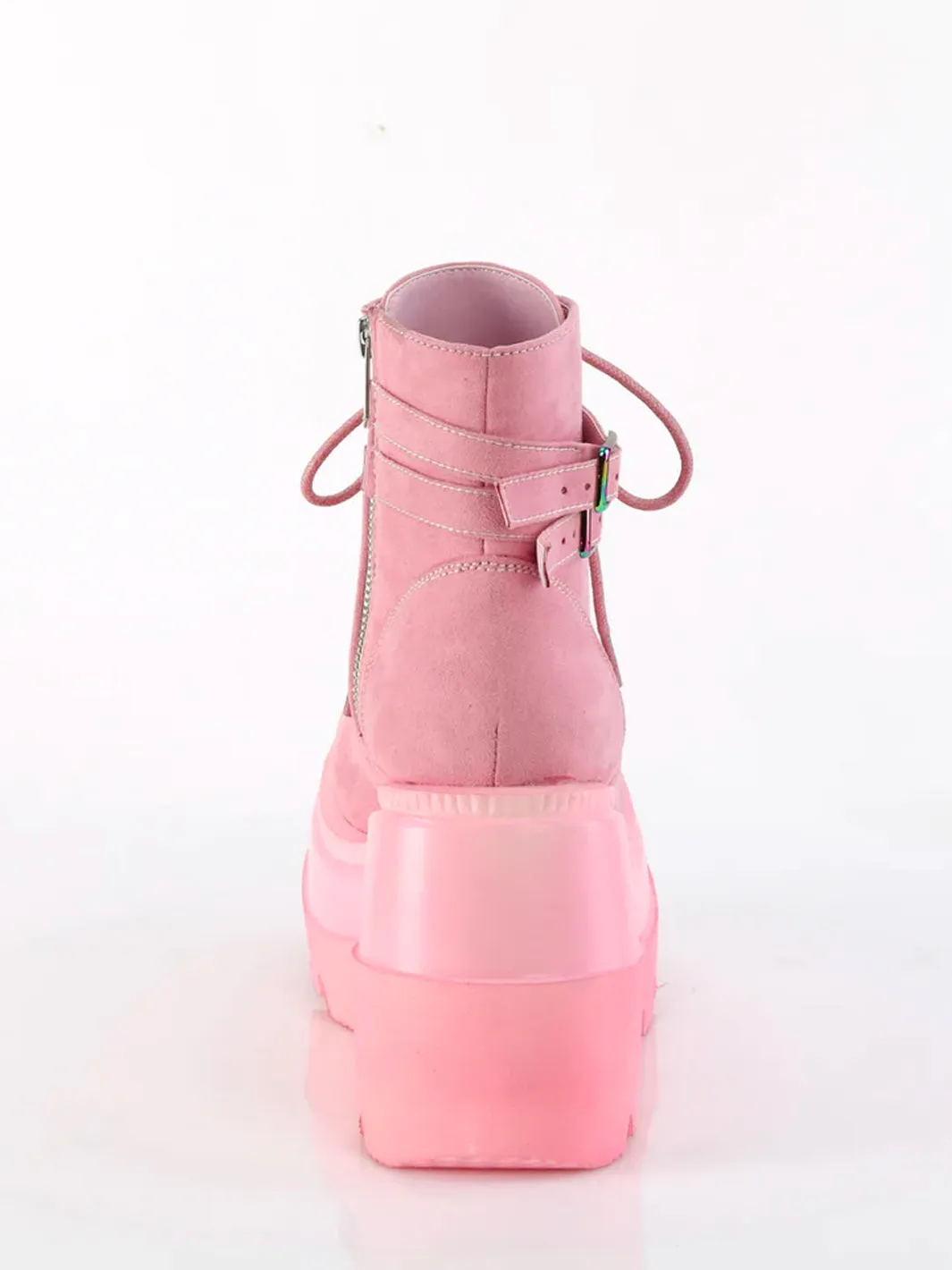 DEMONIA SHAKER 52 - PINK VEGAN SUEDE ✰ PRE ORDER ✰