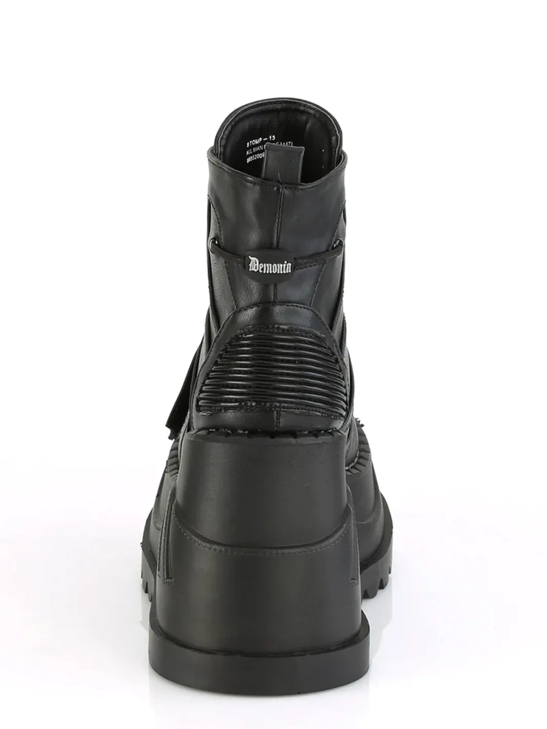 DEMONIA STOMP-13 - BLACK VEGAN LEATHER ✰ PRE ORDER ✰
