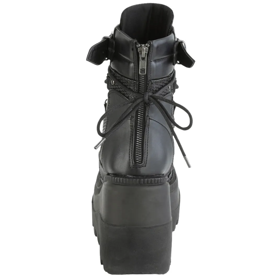 DemoniaCult Shaker 60 Boots Black
