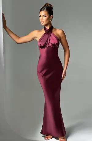 Diana Maxi Dress - Burgundy