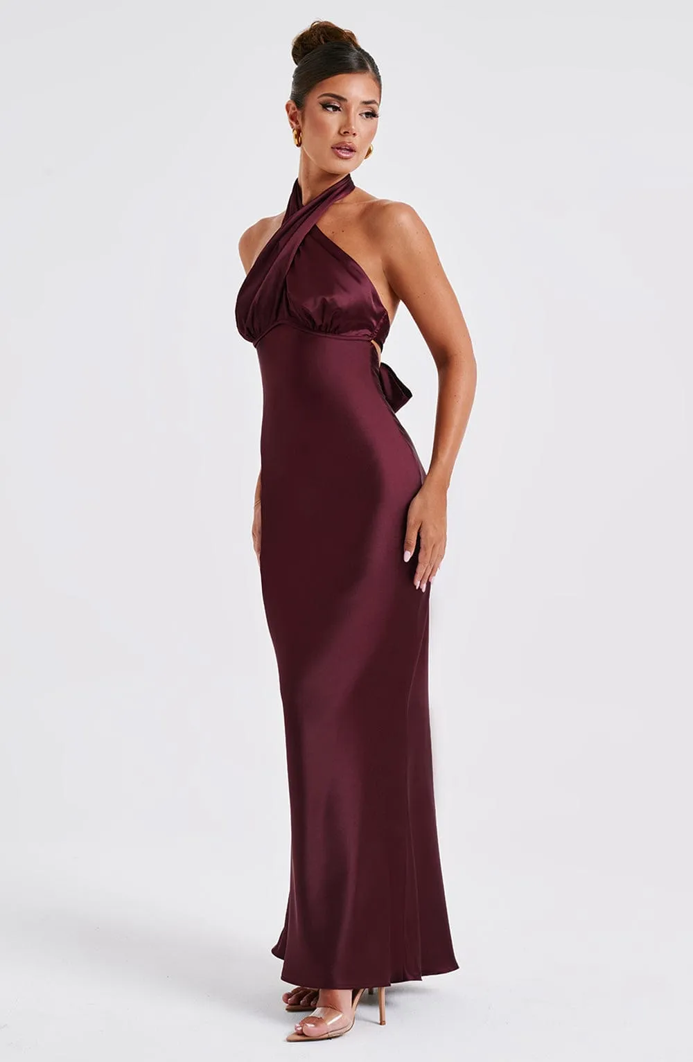 Diana Maxi Dress - Burgundy