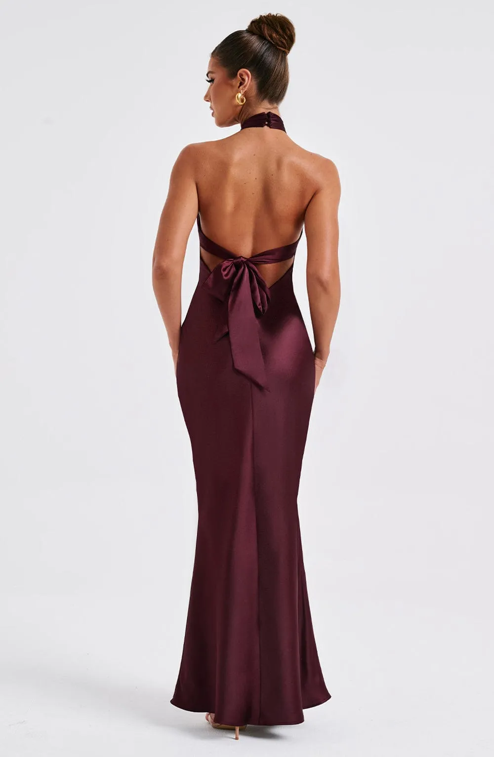 Diana Maxi Dress - Burgundy