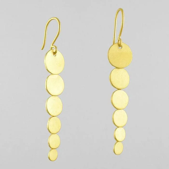 Disc Cascade Earring