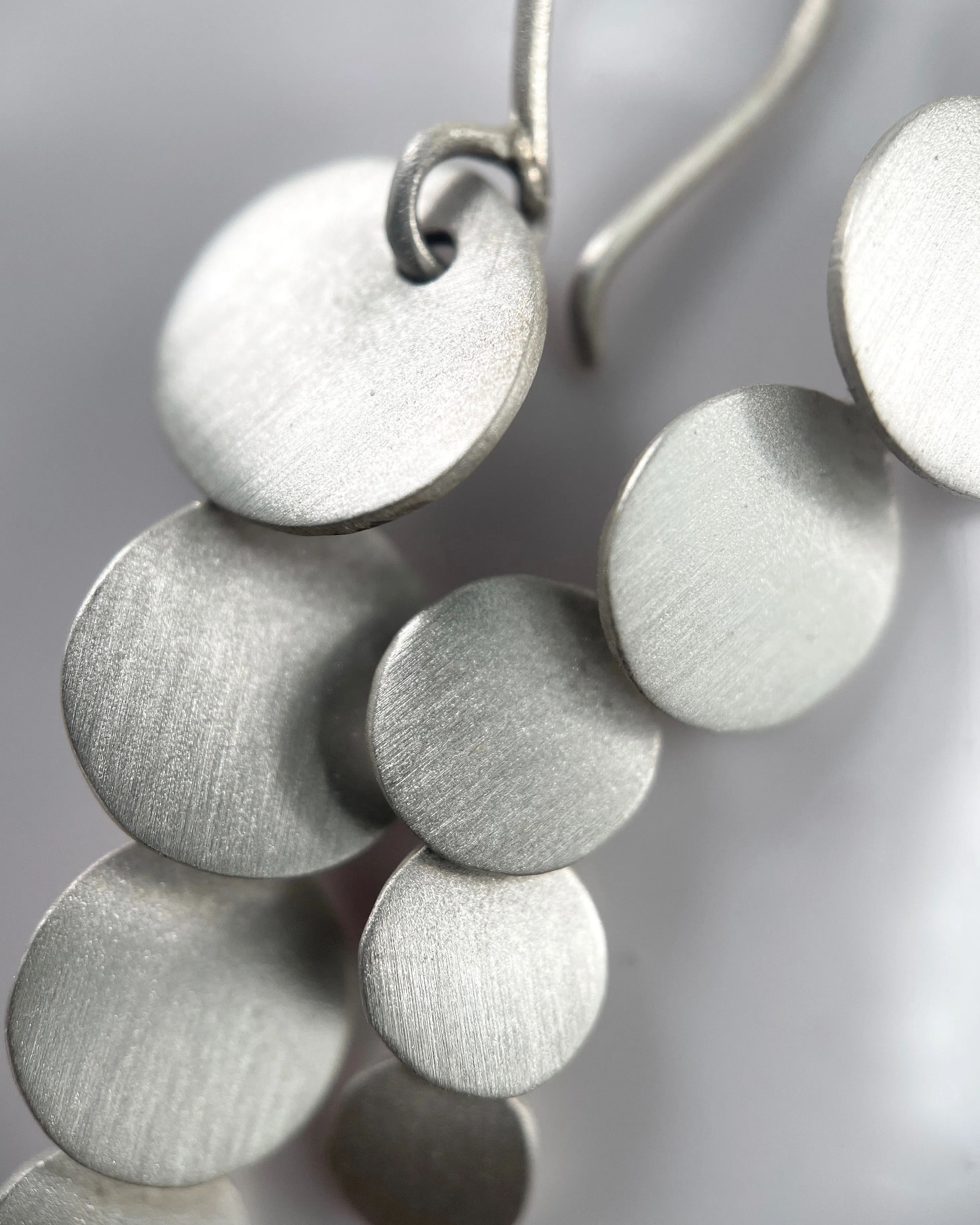 Disc Cascade Earrings