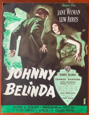 Dossier de presse JOHNNY BELINDA Jean Negulesco JANE WYMAN  Lew Ayres 1948