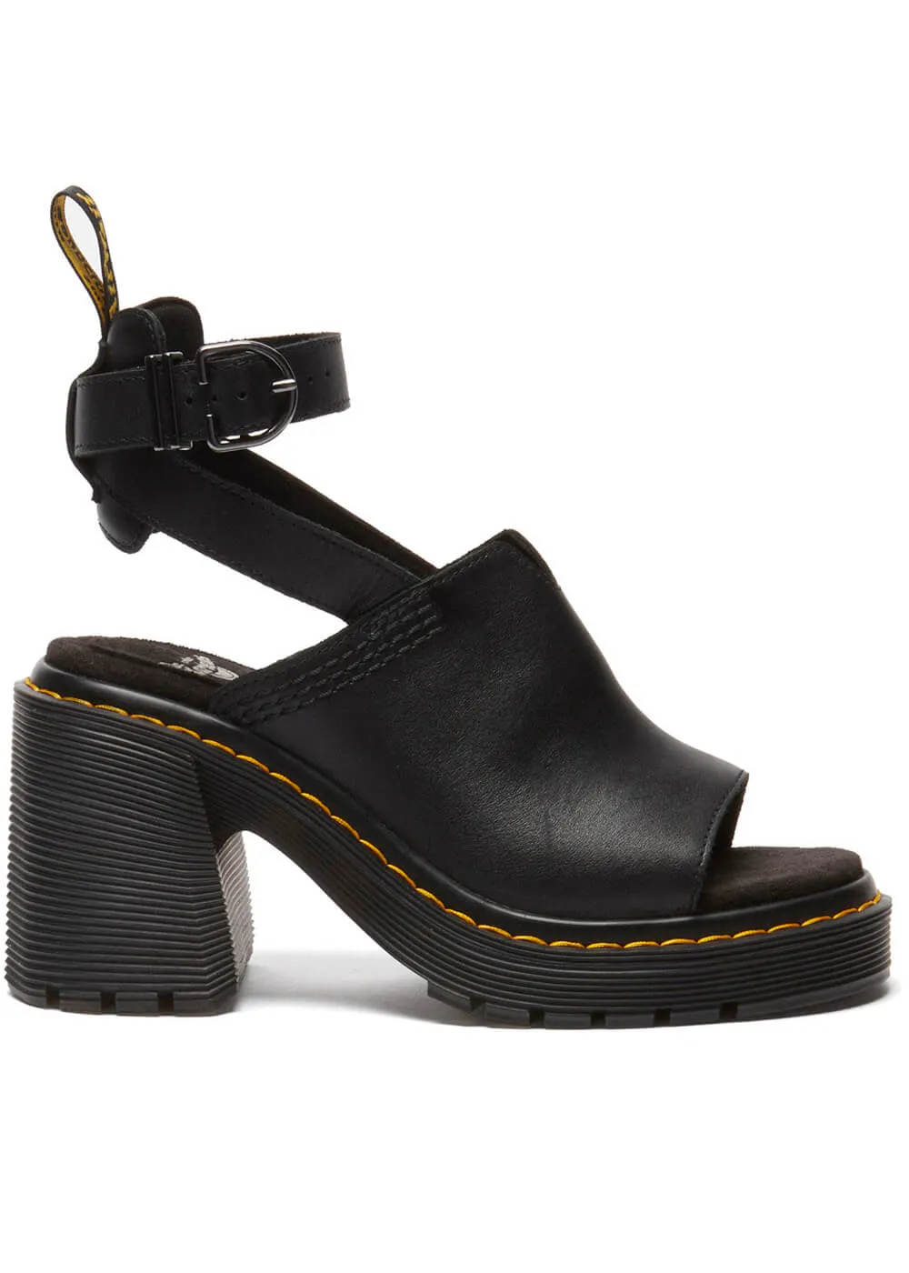 Dr. Martens Millee Sendal Leather Sandals Black