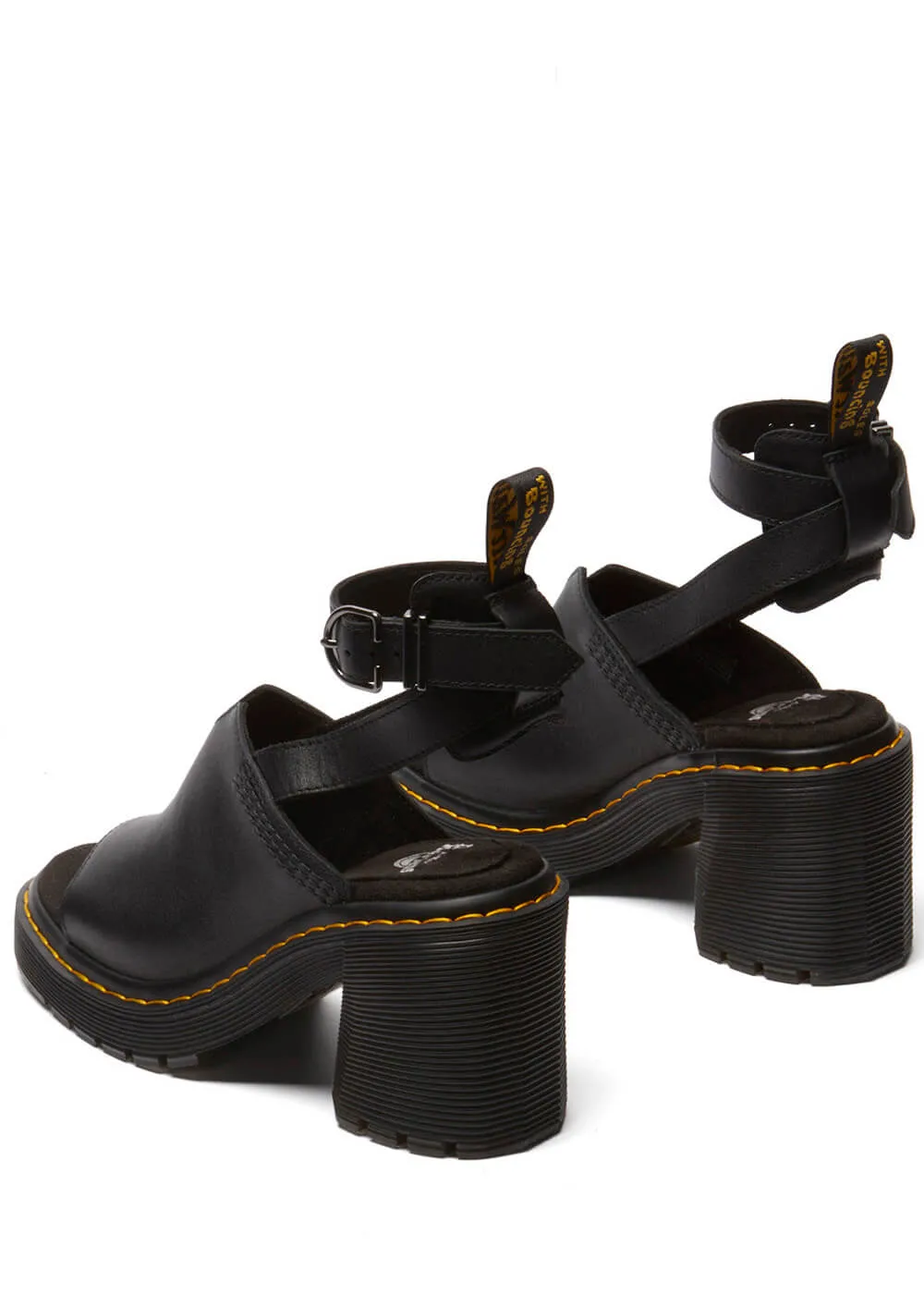 Dr. Martens Millee Sendal Leather Sandals Black
