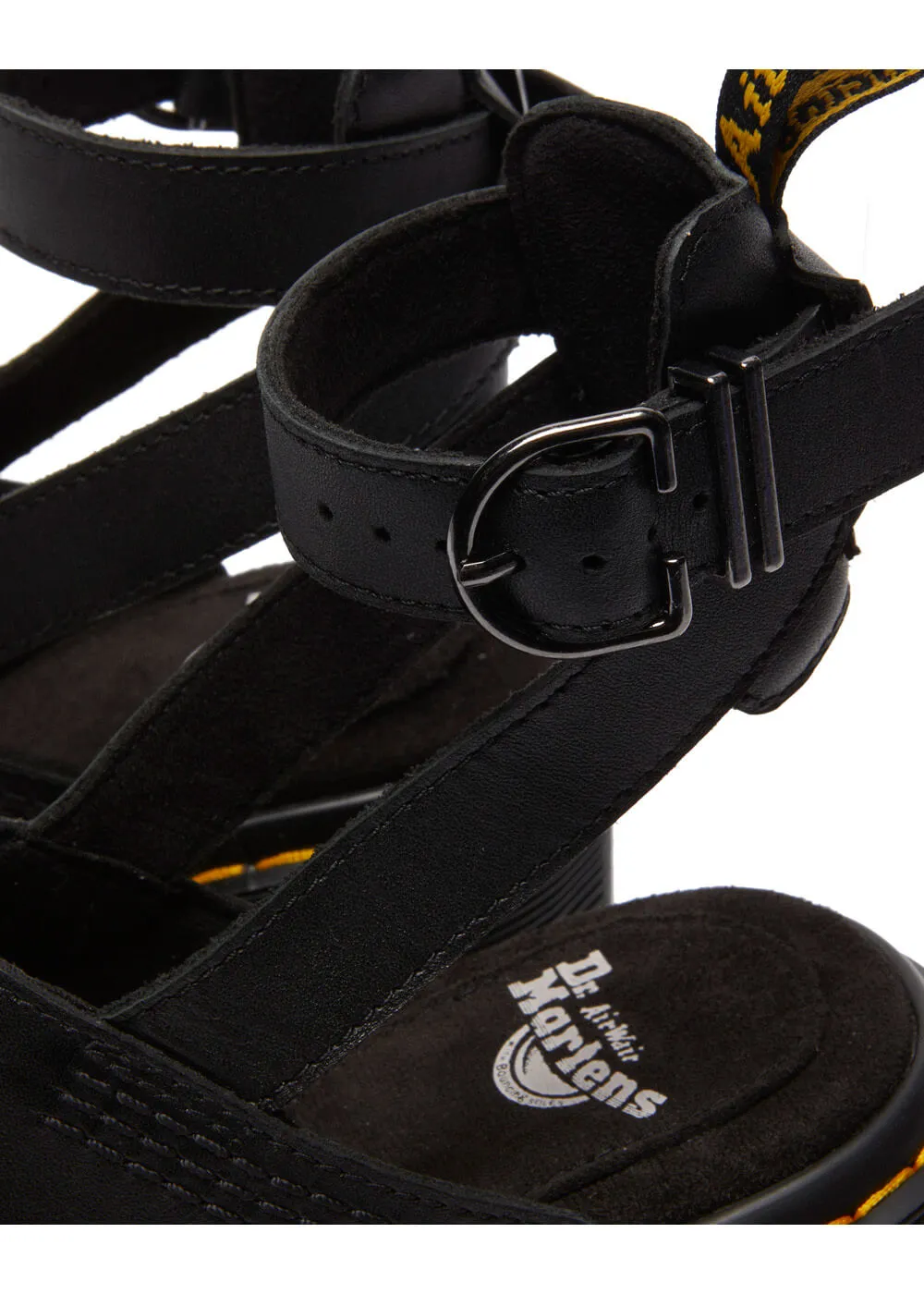 Dr. Martens Millee Sendal Leather Sandals Black