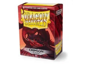 Dragon Shield Classic Crimson - 100 Standard Size Sleeves