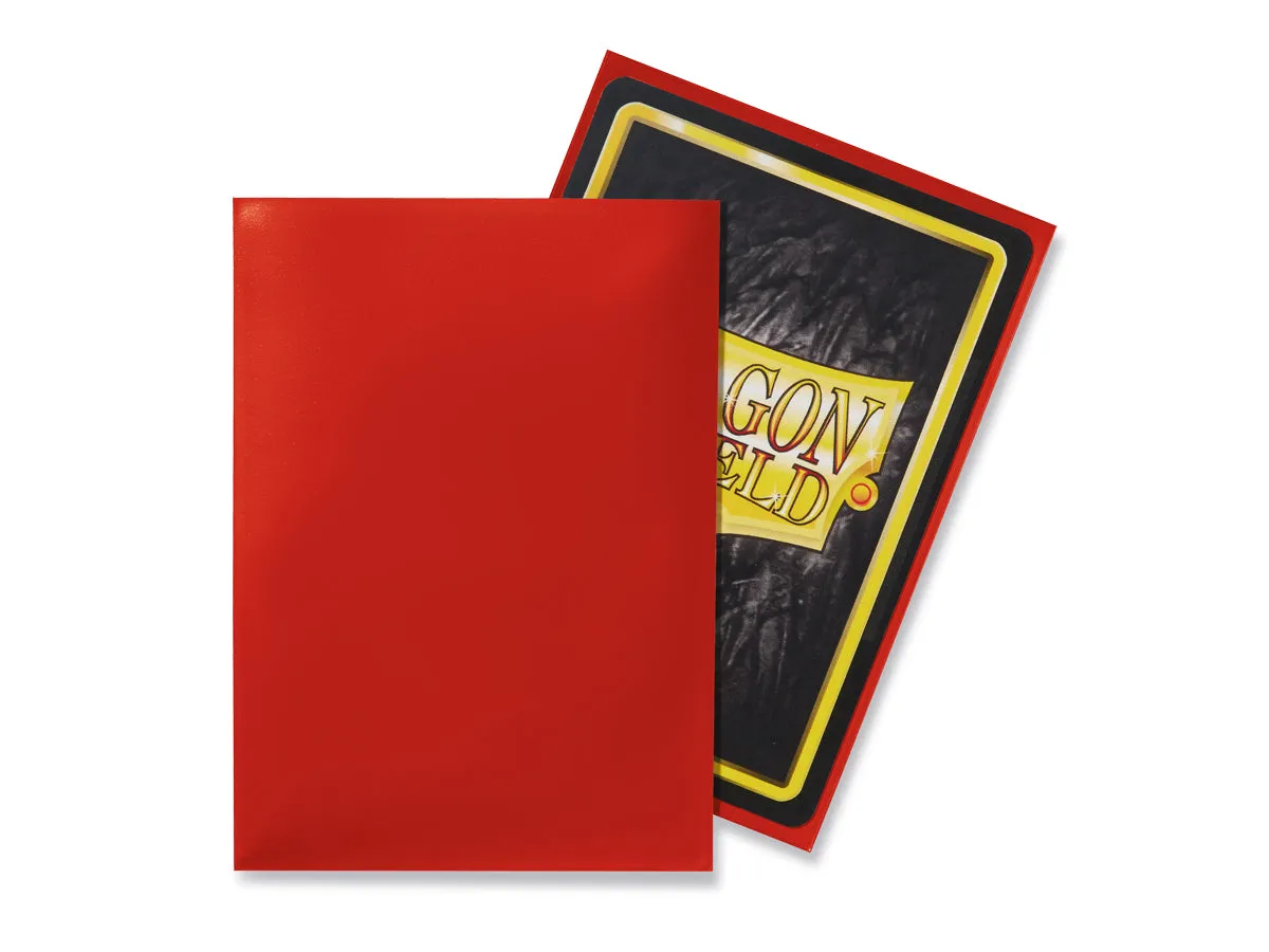 Dragon Shield Classic Crimson - 100 Standard Size Sleeves