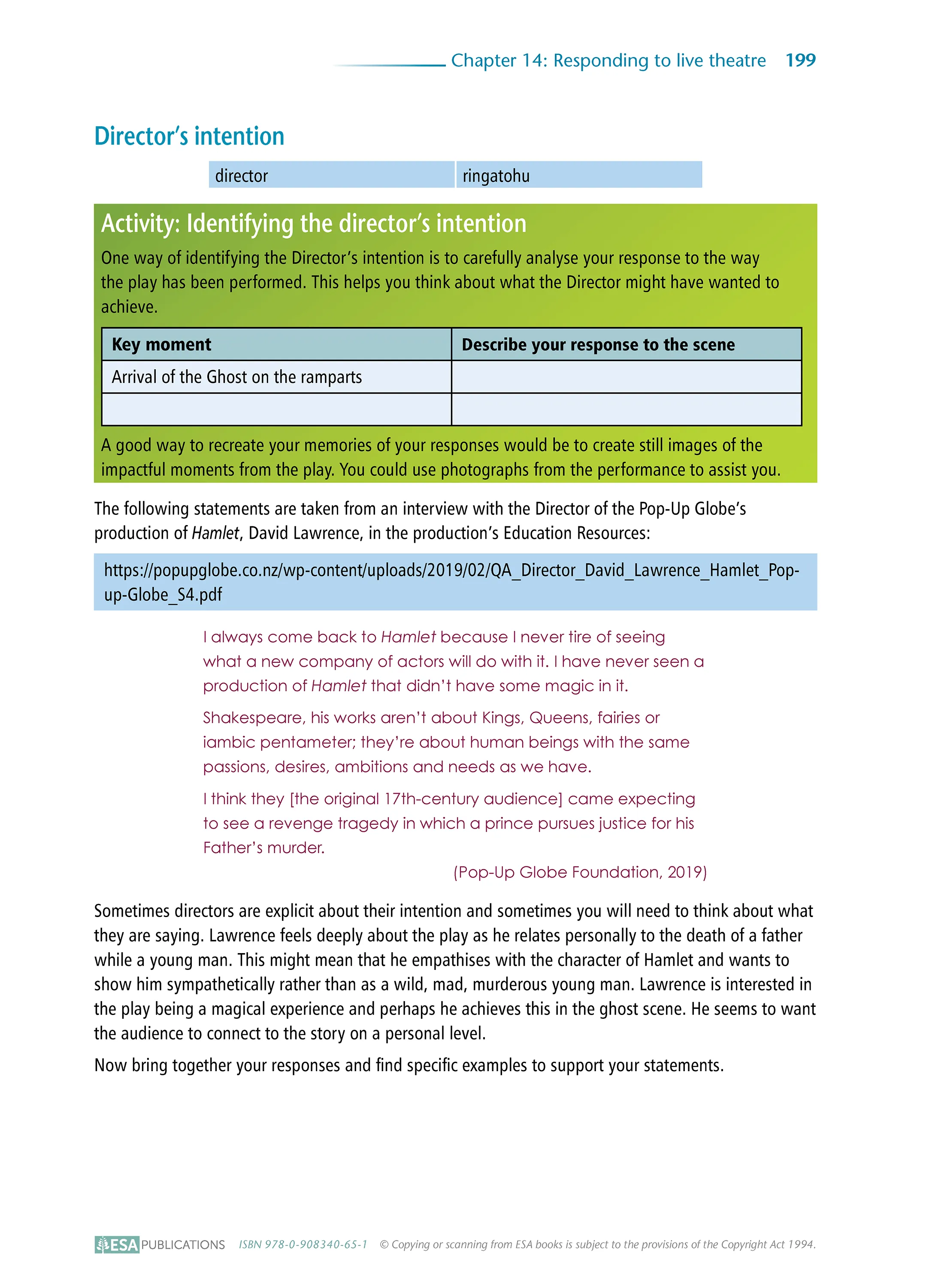 Drama Resources for New Zealand Senior Secondary Schools – Ko Te Ao Toi Whakaari: He Puka Rauemi mā Aotearoa