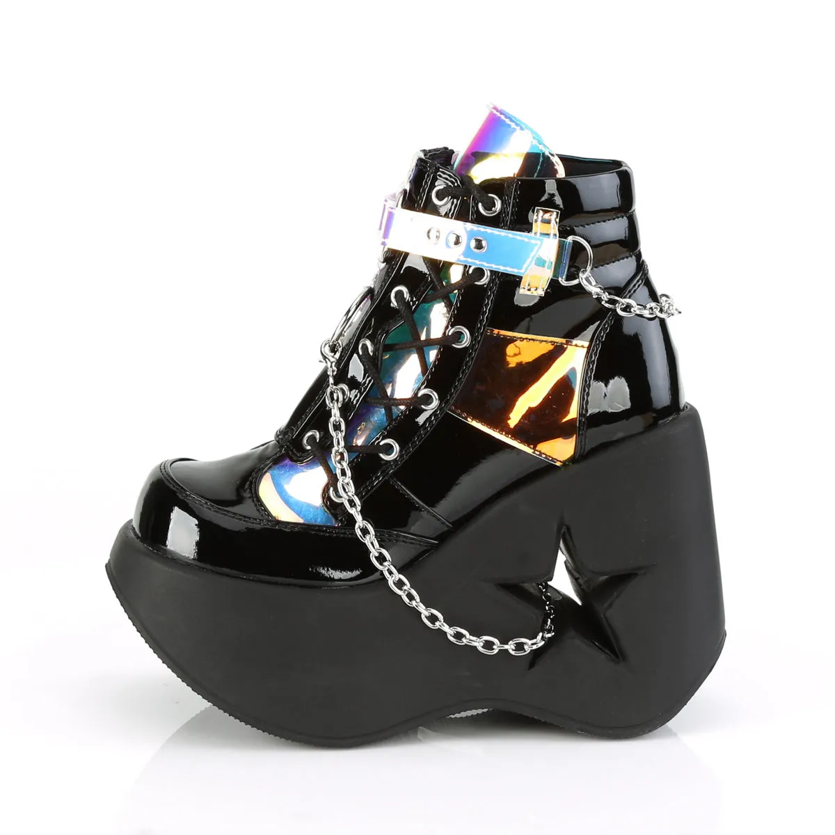 DYNAMITE-101  Black Patent-Magic Mirror TPU