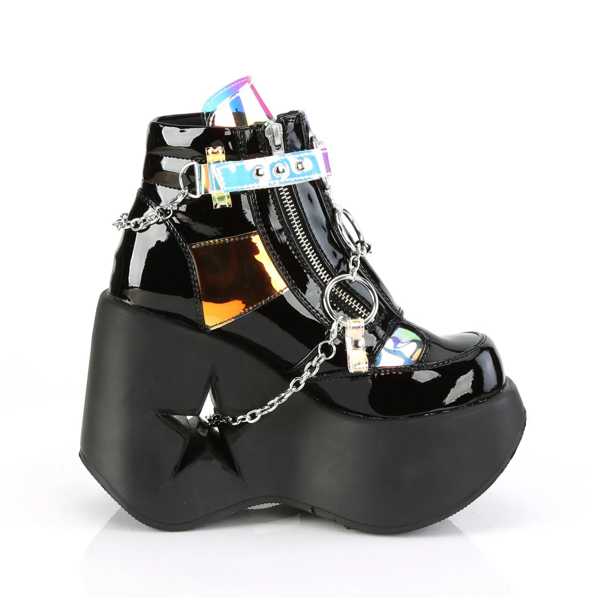 DYNAMITE-101  Black Patent-Magic Mirror TPU