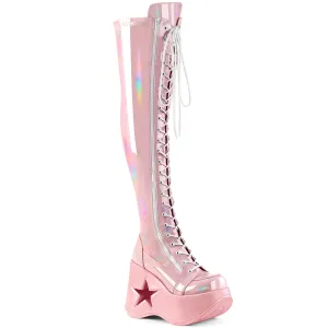 DYNAMITE-300  Baby Pink Stretch Holo