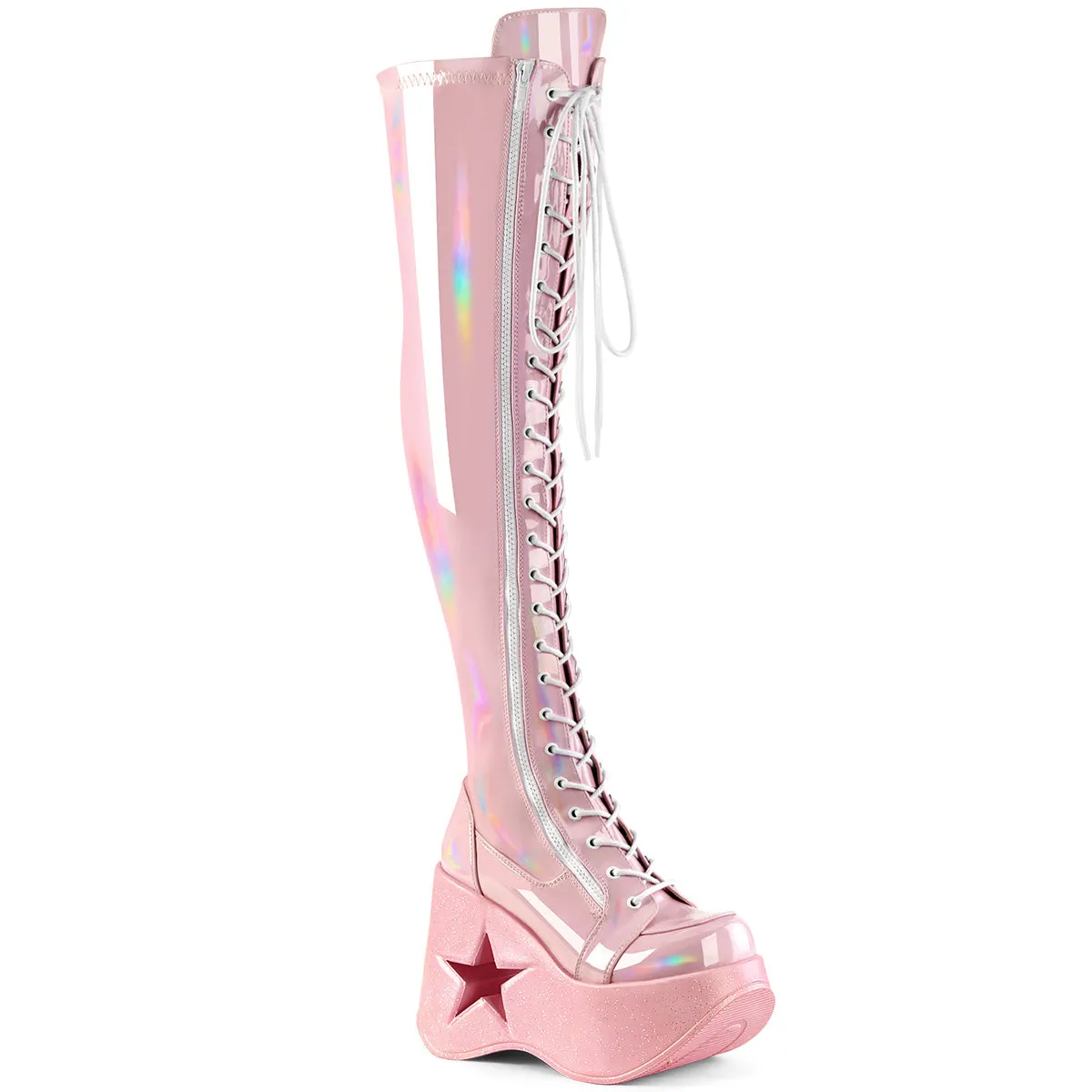 DYNAMITE-300  Baby Pink Stretch Holo