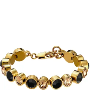 Dyrberg Kern Elaine Gold Bracelet - Black/Golden