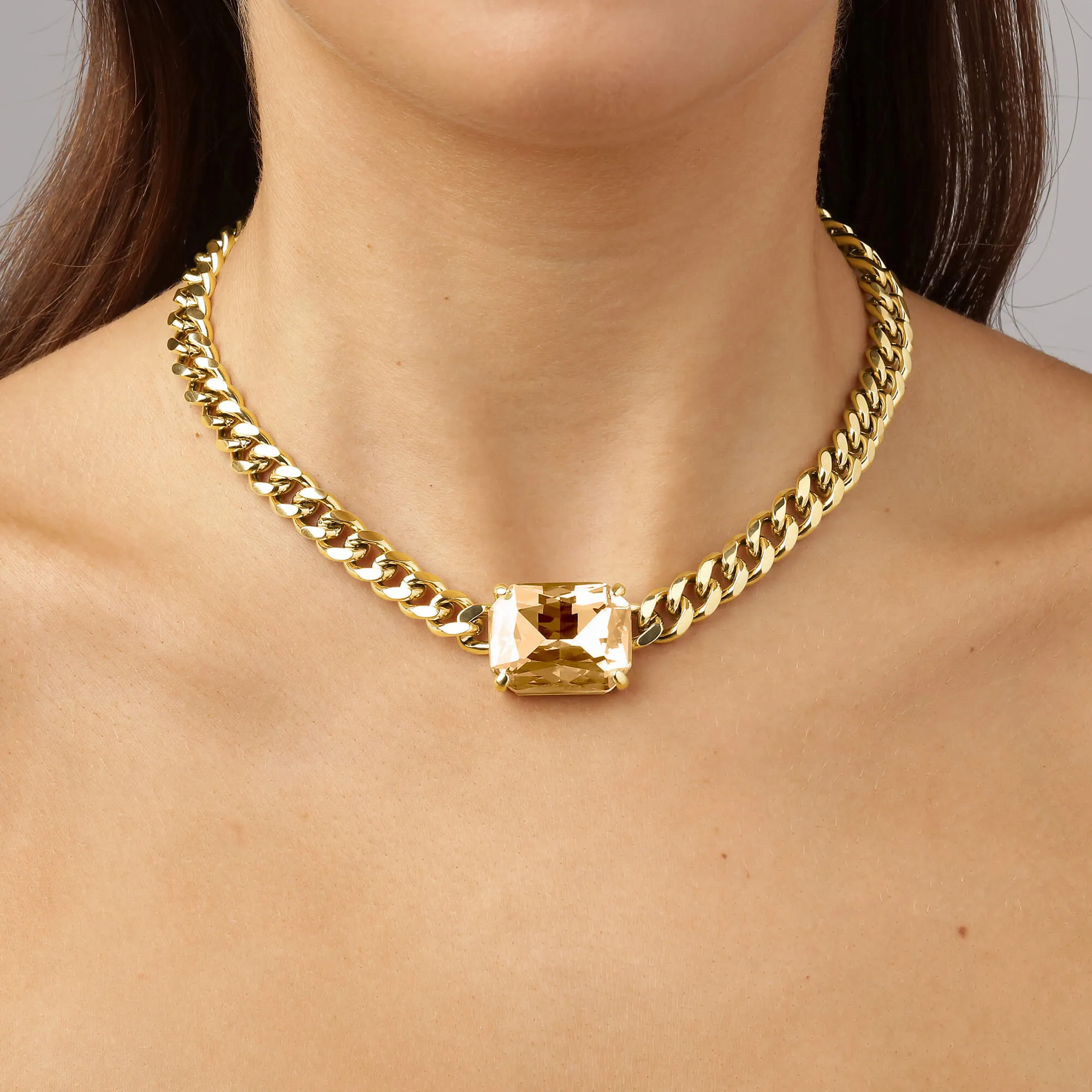 Dyrberg Kern Tagona Gold Necklace - Golden