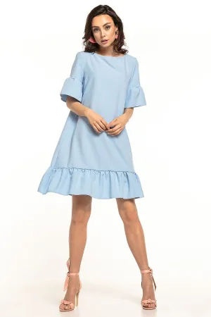 Elegant Frill Mini Dress