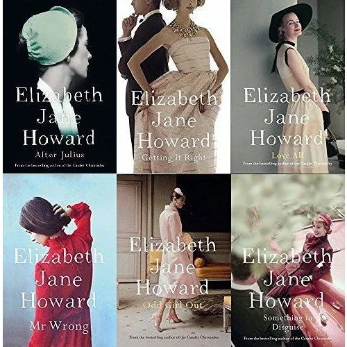 Elizabeth Jane Howard 6 Book set After Julius / Getting It Right / Love All / Mr Wrong / Odd Girl Out / Something In Disguise