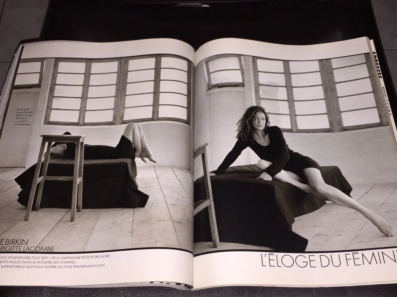 ELLE Magazine France September 2001 AUDREY MARNAY Olympia Le Tan JANE BIRKIN Anna Mouglalis