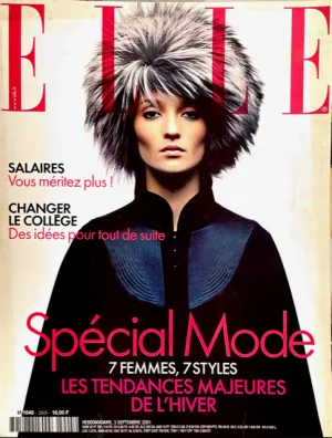 ELLE Magazine France September 2001 AUDREY MARNAY Olympia Le Tan JANE BIRKIN Anna Mouglalis