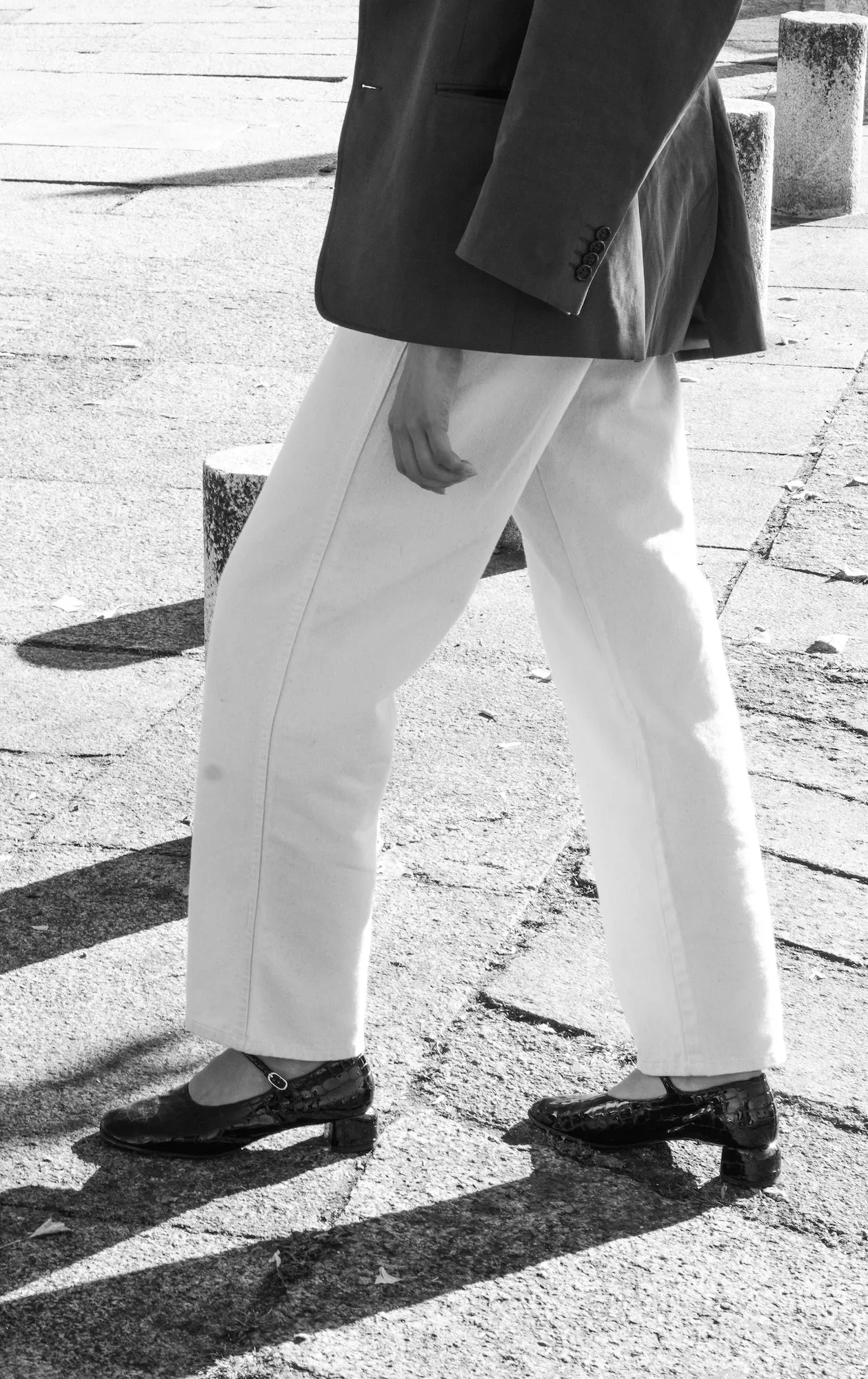 Ema in Black Patent Croc