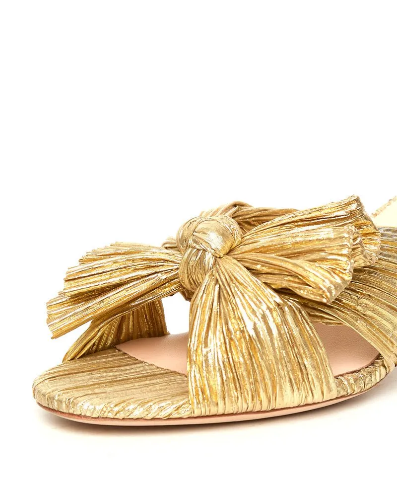 Emilia Pleated Knot Mule