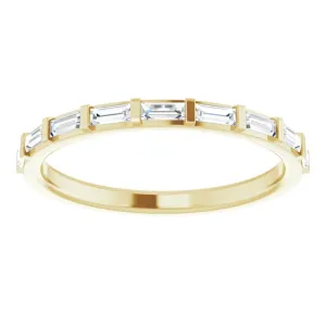 Emma Baguette Diamond Band