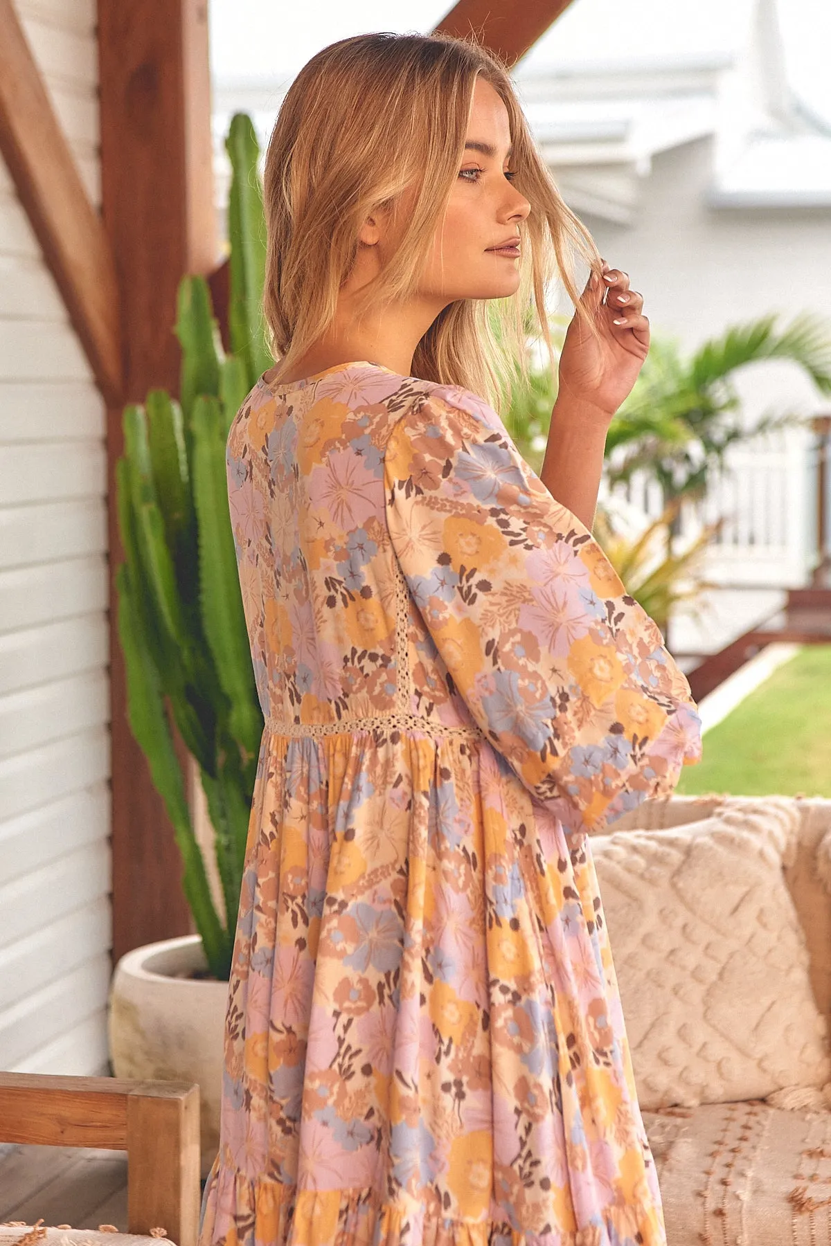 Emmy Print Monday Midi Dress