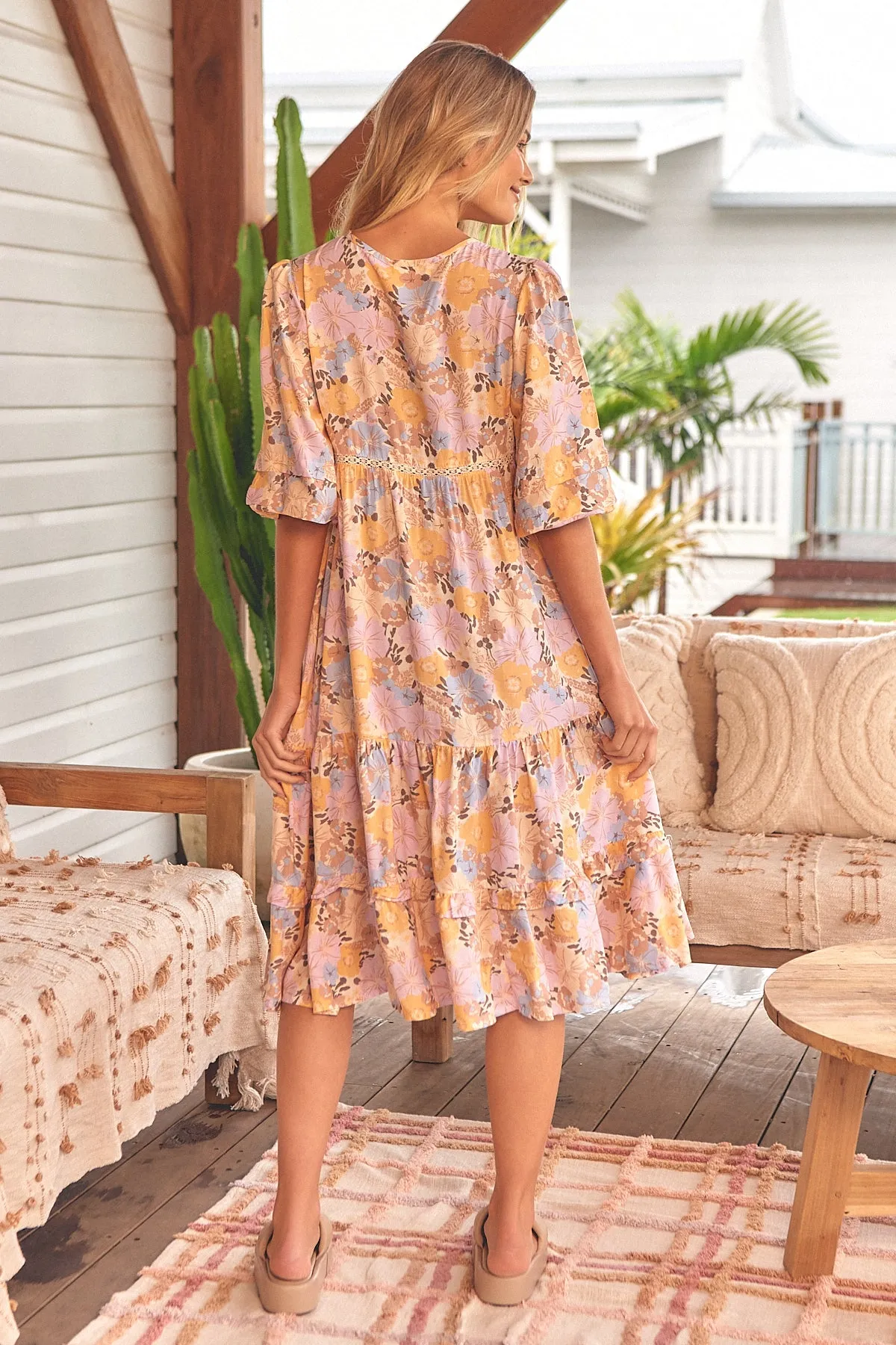 Emmy Print Monday Midi Dress