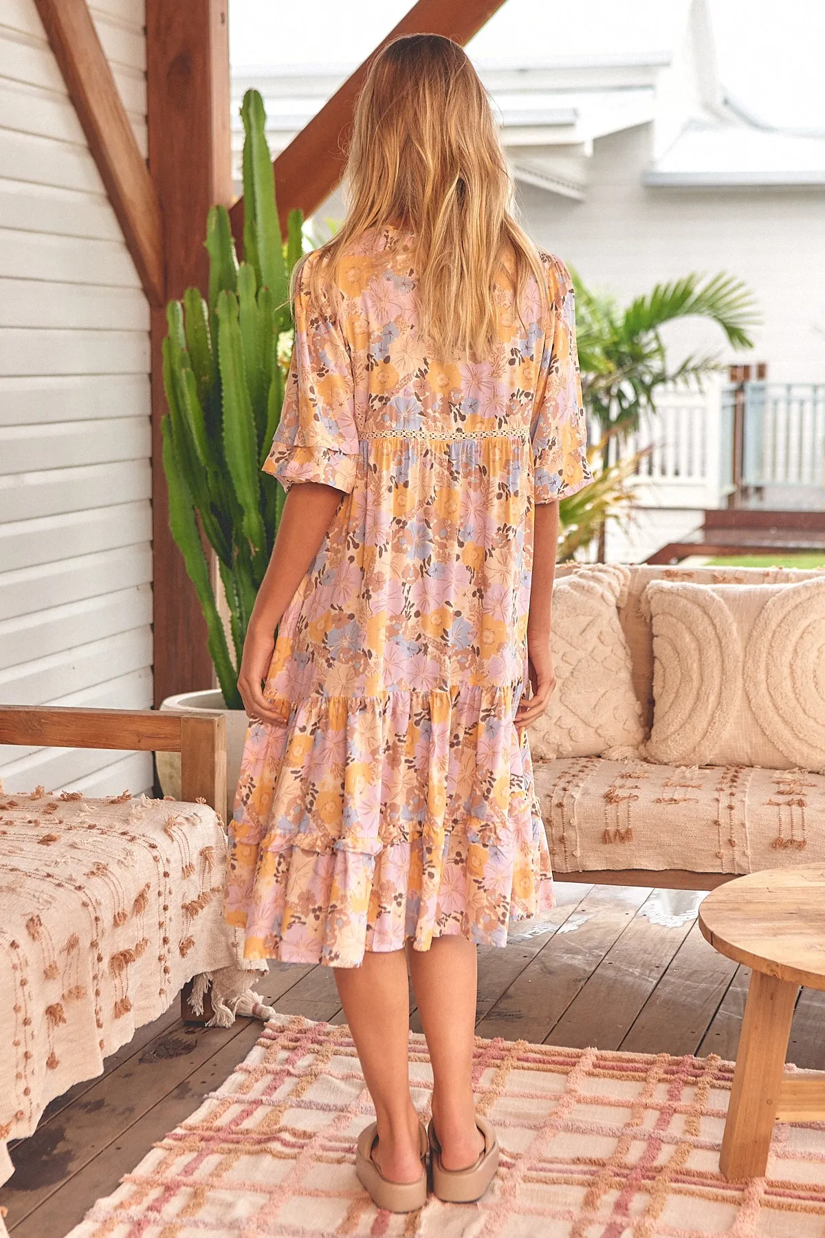 Emmy Print Monday Midi Dress