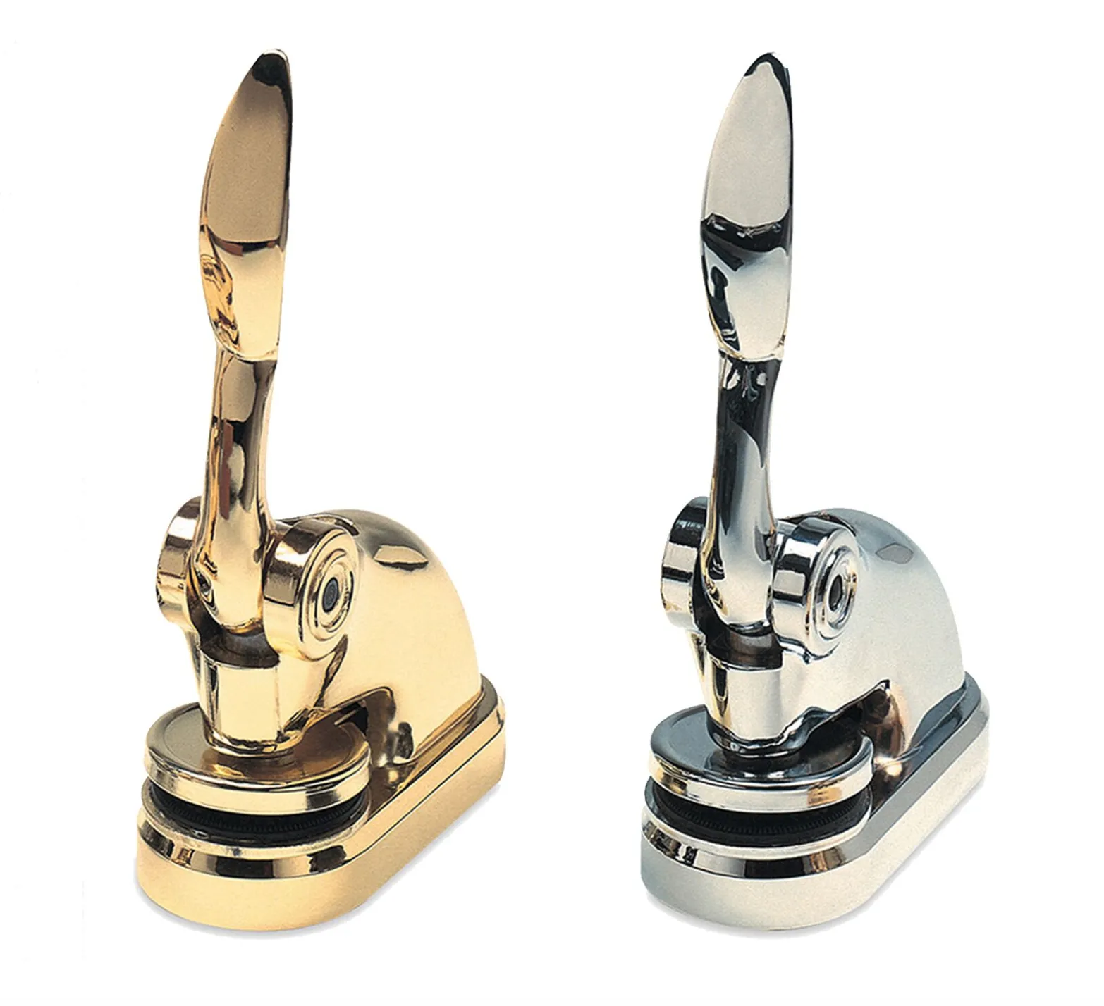 English Family Initial Round Self-Inking Stamper or Embosser