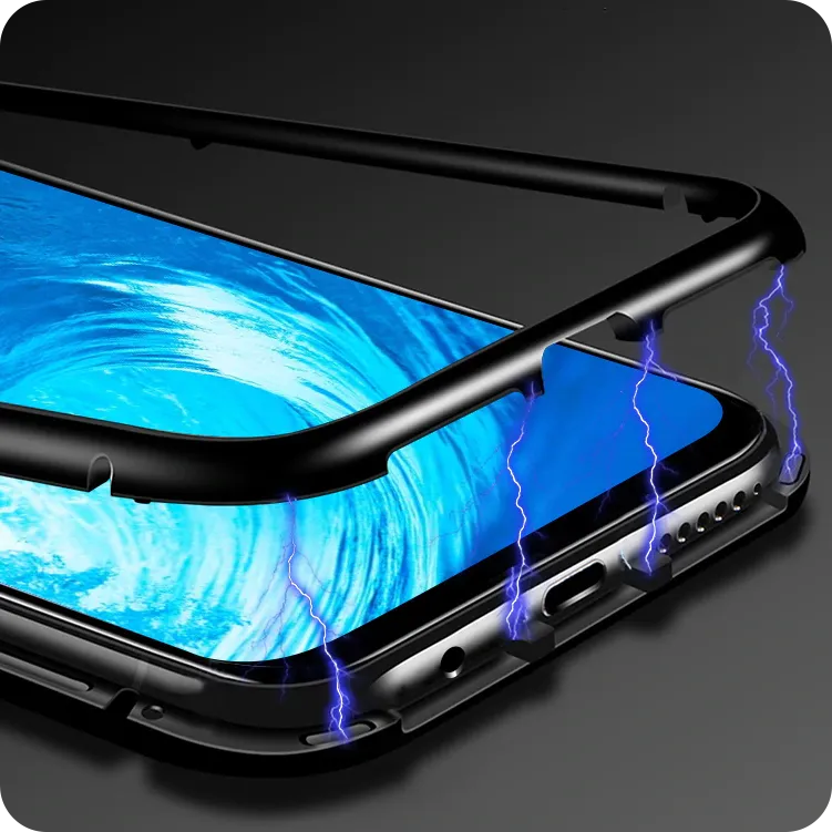 Etui Magneto Classic - Huawei P-Smart 2019 - Czarny