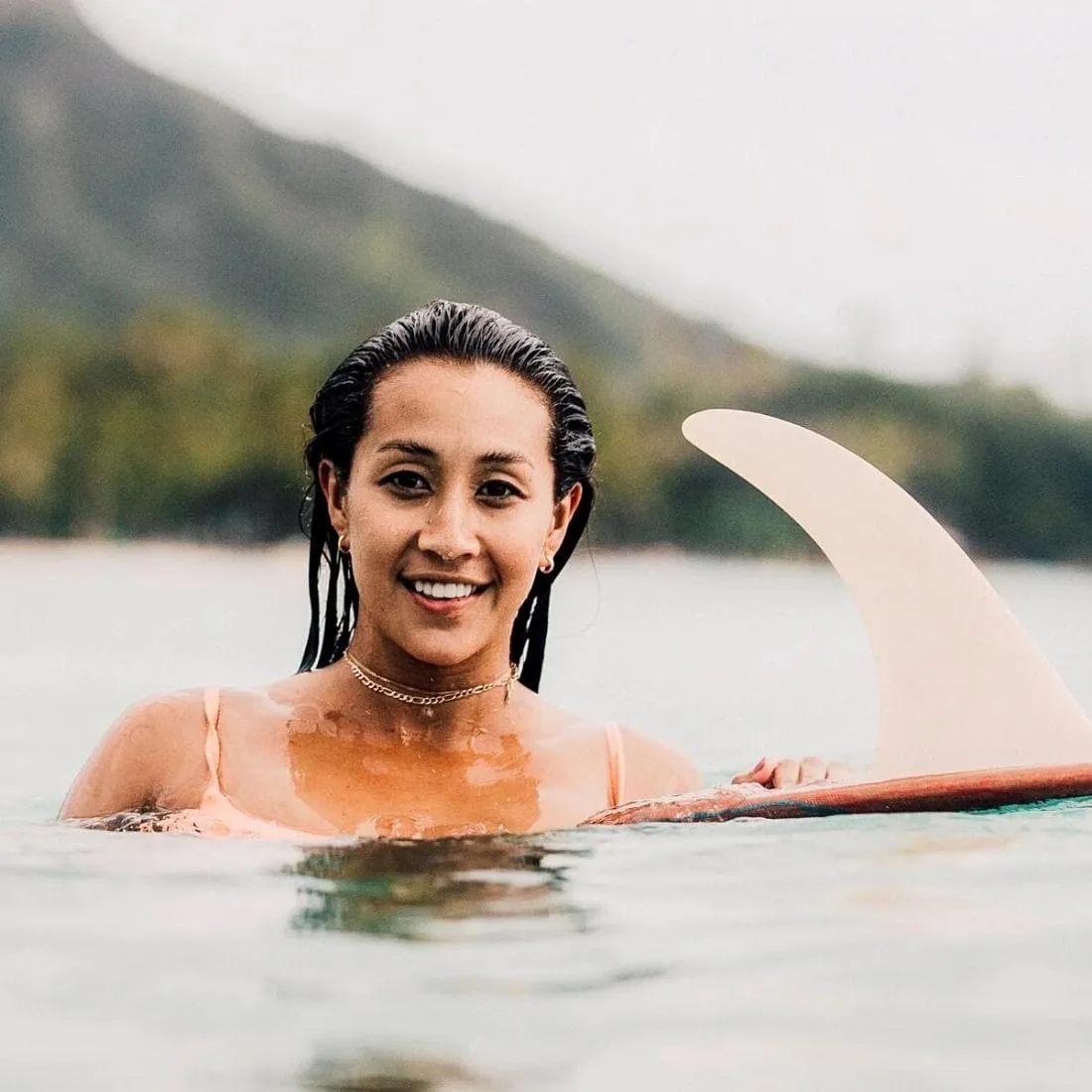 FCS II Kelia Moniz PG 9.75" Longboard Fin - Sand
